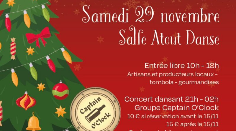 Marché de Noël et soirée concert dansant